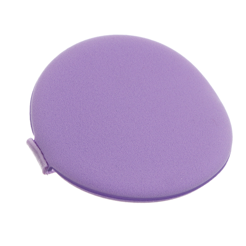 Набор для визажа (пуховка 6,5x7x0,7см, 2 шт., спонжи d5,5см 2 шт)в футляре тм ЮL, п/э, ПУ, 4 цвета, арт.№ 357-387