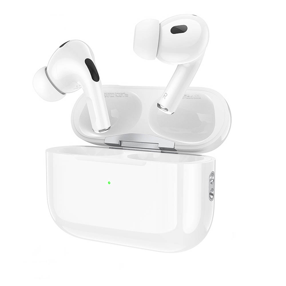 Наушники беспроводные TWS hoco. модель EW77, внутриканальные, 300/30мАч, BT5.4, белый, арт.№ 410-120