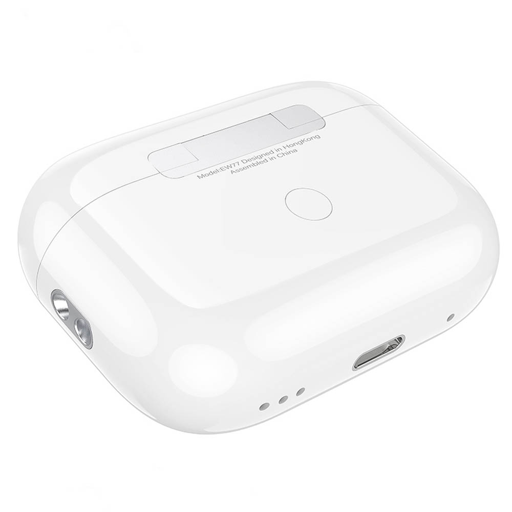 Наушники беспроводные TWS hoco. модель EW77, внутриканальные, 300/30мАч, BT5.4, белый, арт.№ 410-120