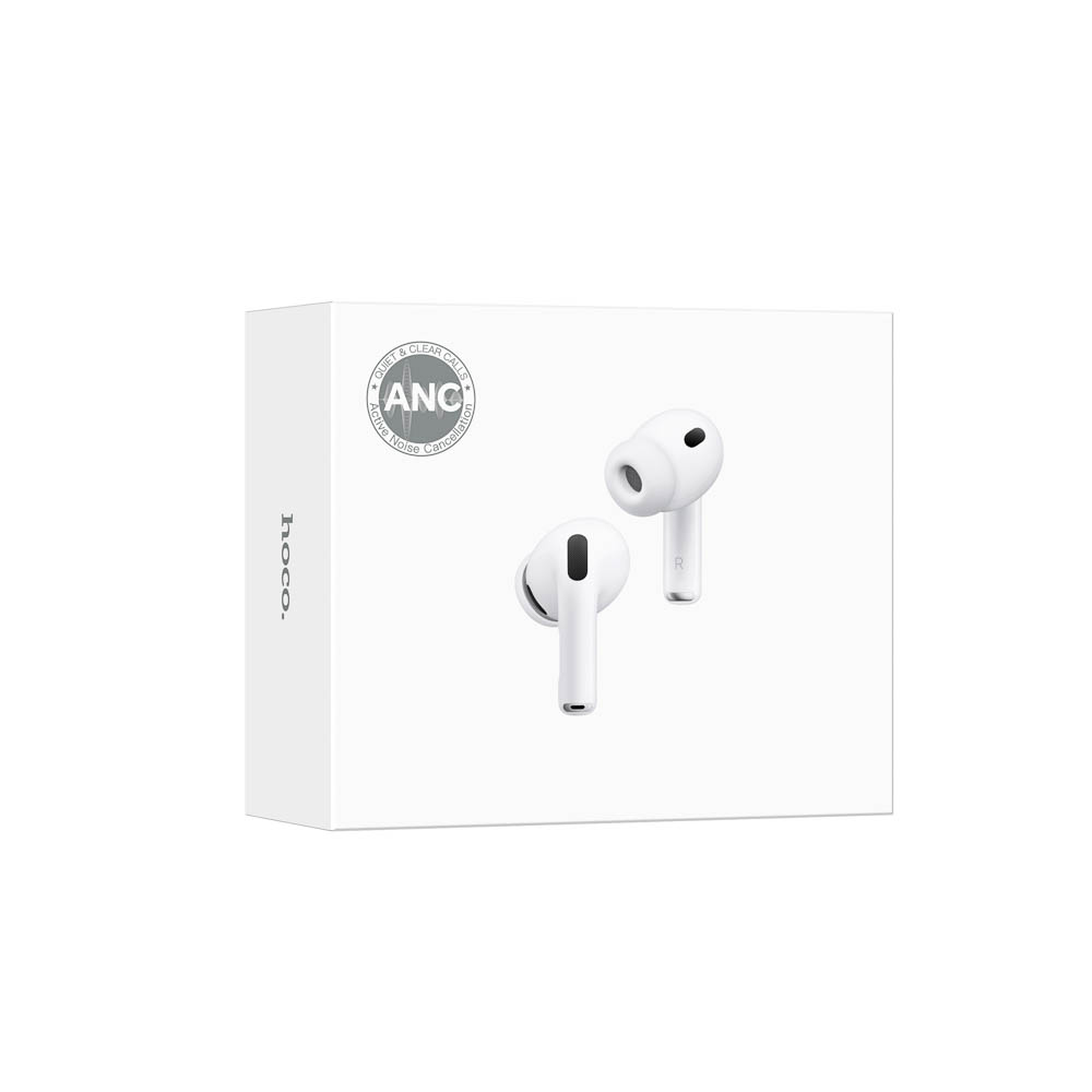 Наушники беспроводные TWS hoco. модель EW97, внутриканальные, ANC, 300/30мАч, BT6.0, белый, арт.№ 410-121