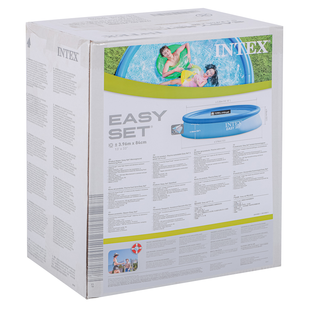 INTEX Бассейн надувной Изи Сет 396х84см, 28143NP, арт.№ 109-184