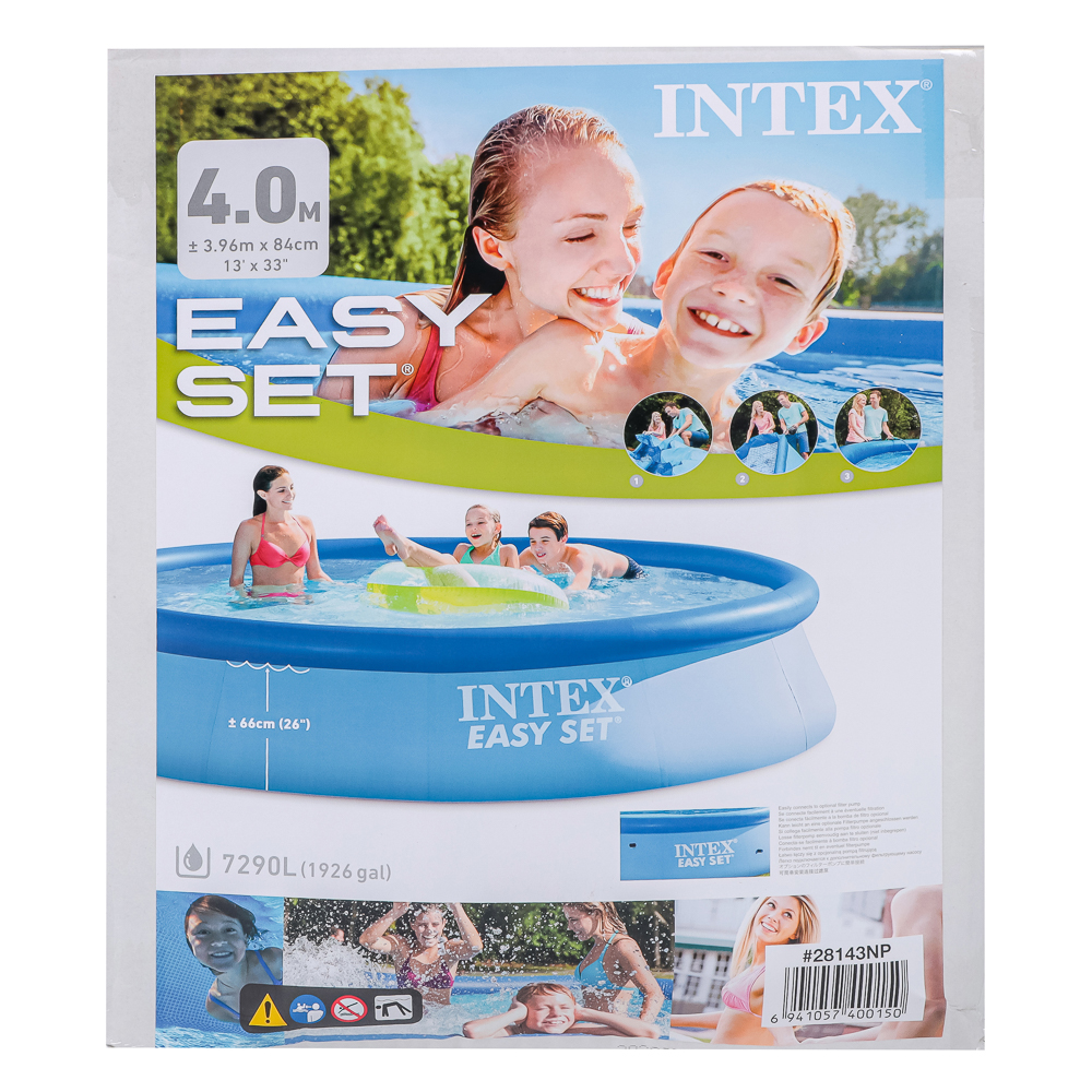 INTEX Бассейн надувной Изи Сет 396х84см, 28143NP, арт.№ 109-184