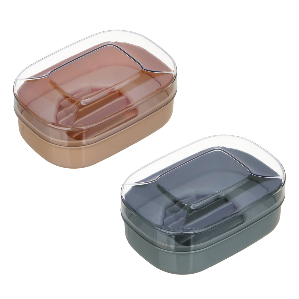 VETTA Мыльница, пластик, 13х9,5х5,5 см, арт.№ 463-513