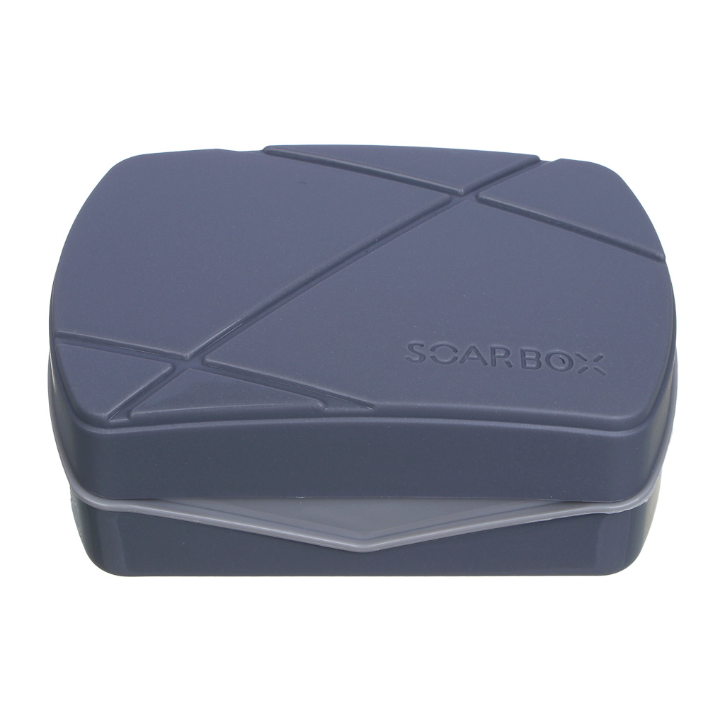 VETTA Мыльница, пластик, 13,5х9х5 см, серый, арт.№ 463-515