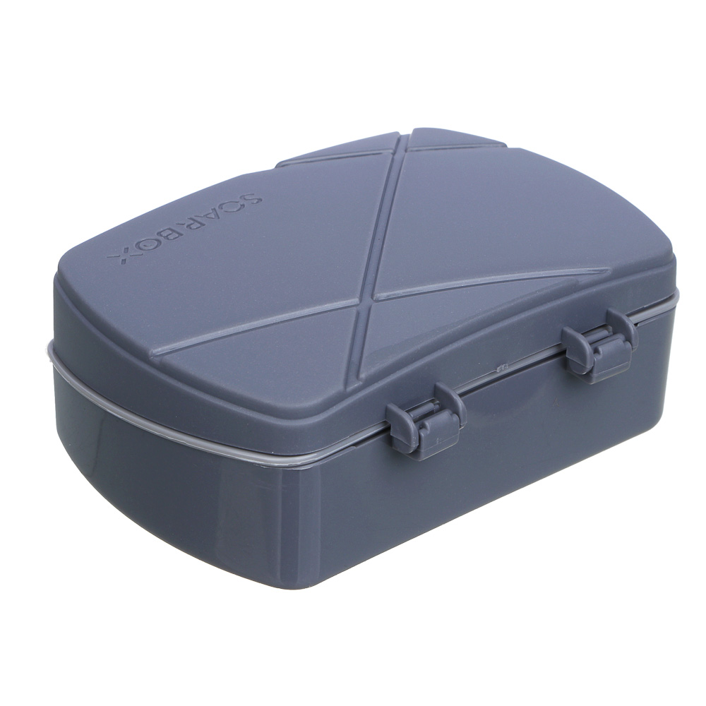 VETTA Мыльница, пластик, 13,5х9х5 см, серый, арт.№ 463-515