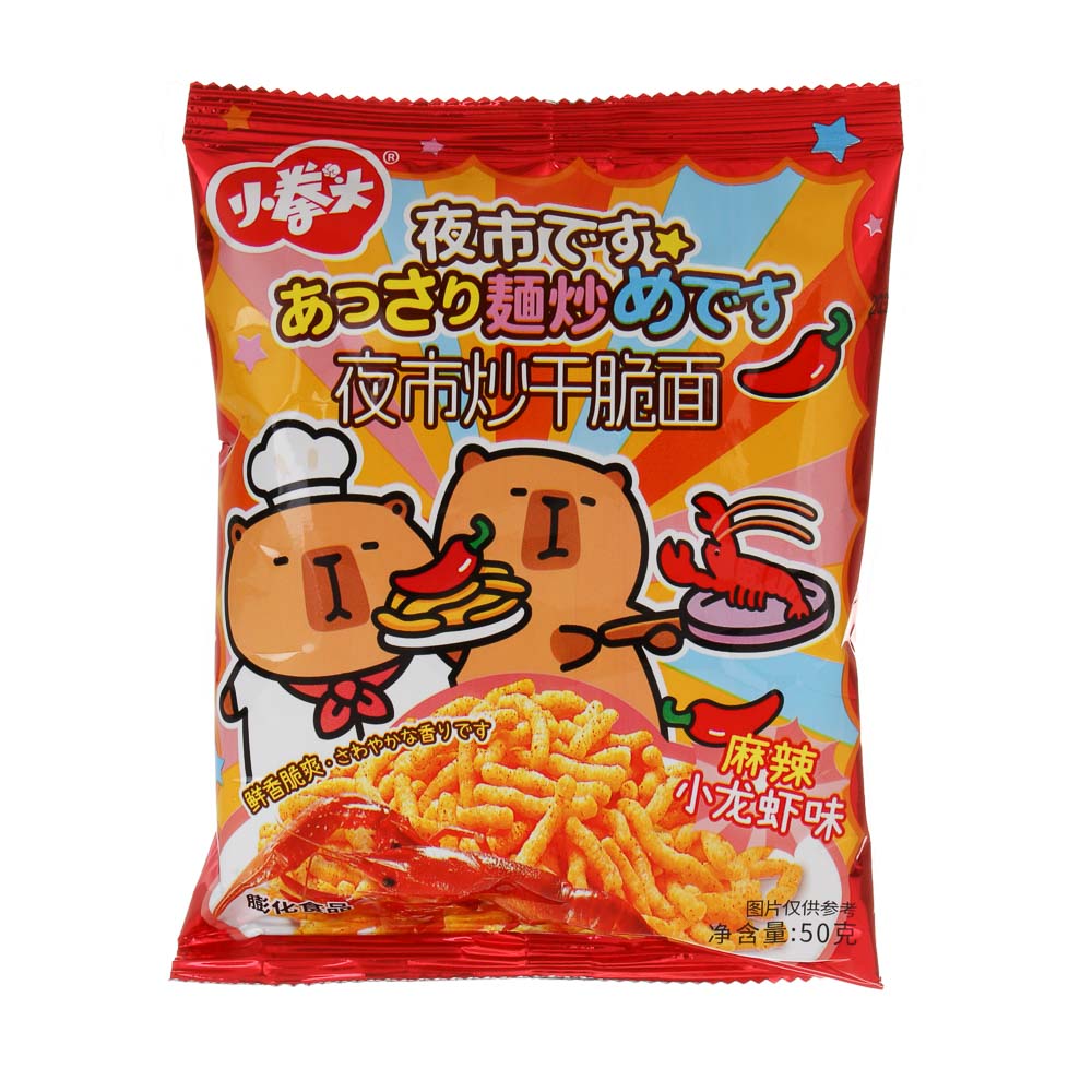 Лапша сухая со вкусом острых креветок 50г., арт.№ 347-391