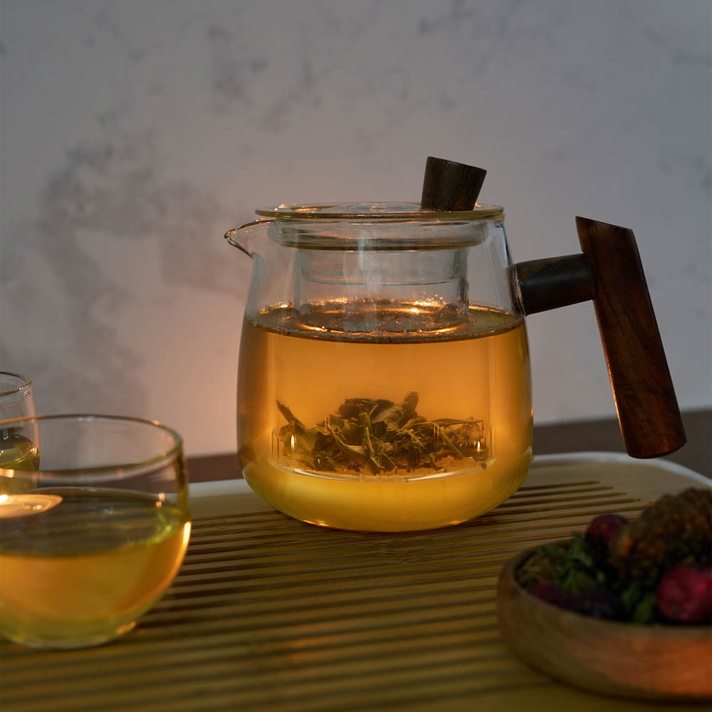 Набор подарочный чайный, стекло, дерево, арт.№ 531-060