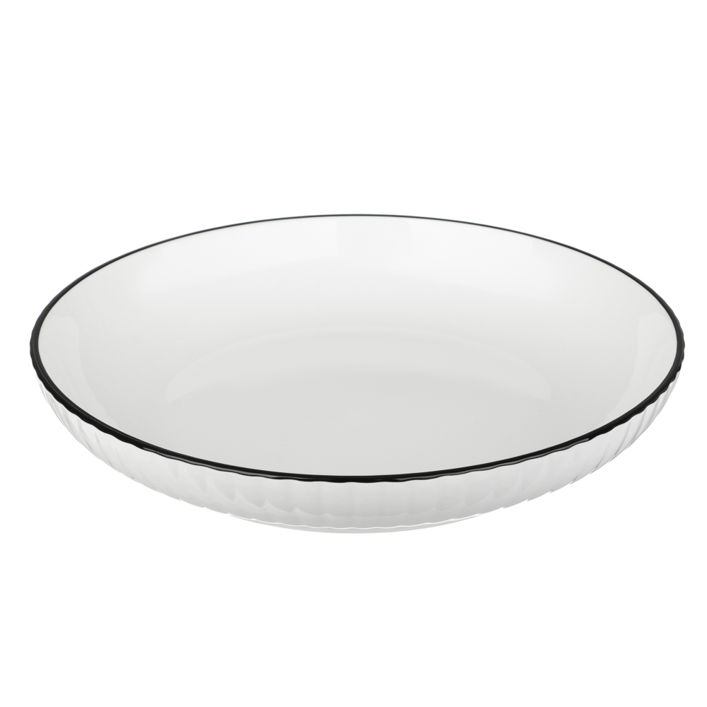 MILLIMI Соло Тарелка 600мл, 20х4см, фарфор, арт.№ 816-008