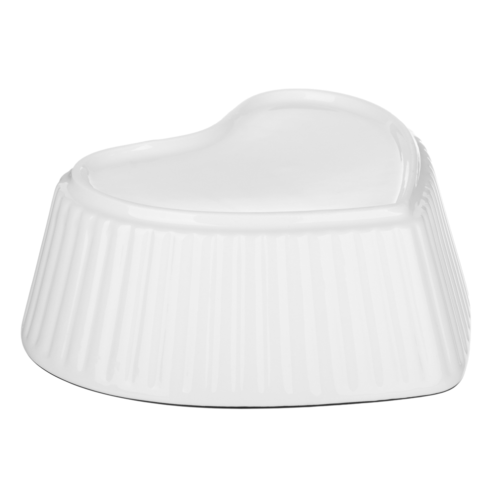 MILLIMI Соло Блюдо в форме сердца, 700мл, 17,5х16х6,5см, фарфор, арт.№ 816-010