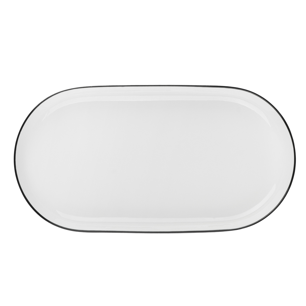 MILLIMI Соло Блюдо овальное, 500мл, 30х15,5х3см, фарфор, арт.№ 816-012