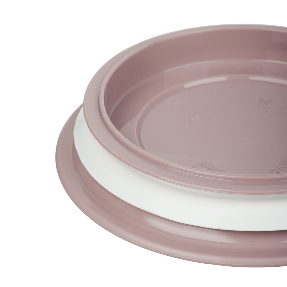 Банка круглая с вакуумной крышкой для сыпучих продуктов 1,4л, D-11,4см, H-22,5см, пластик, 2 цвета, арт.№ 861-478