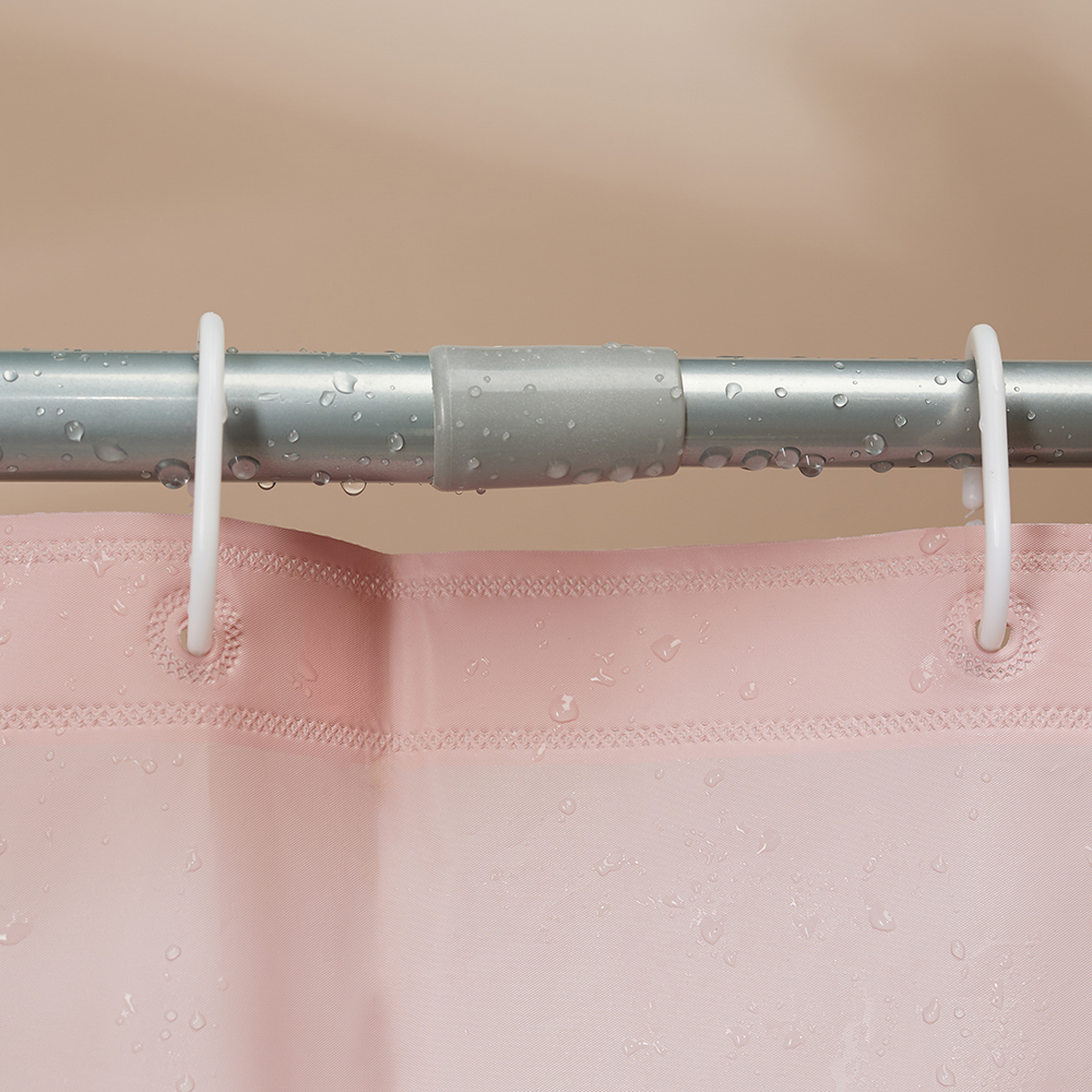 Карниз для шторы в ванную тм VETTA, 2м, алюминий, серебристый, арт.№ 461-072