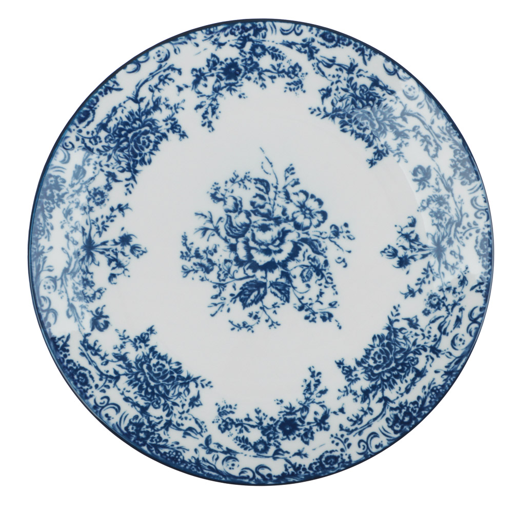 Тарелка закусочная 19см, тм MILLIMI, Элеганс, фарфор, арт.№ 816-040