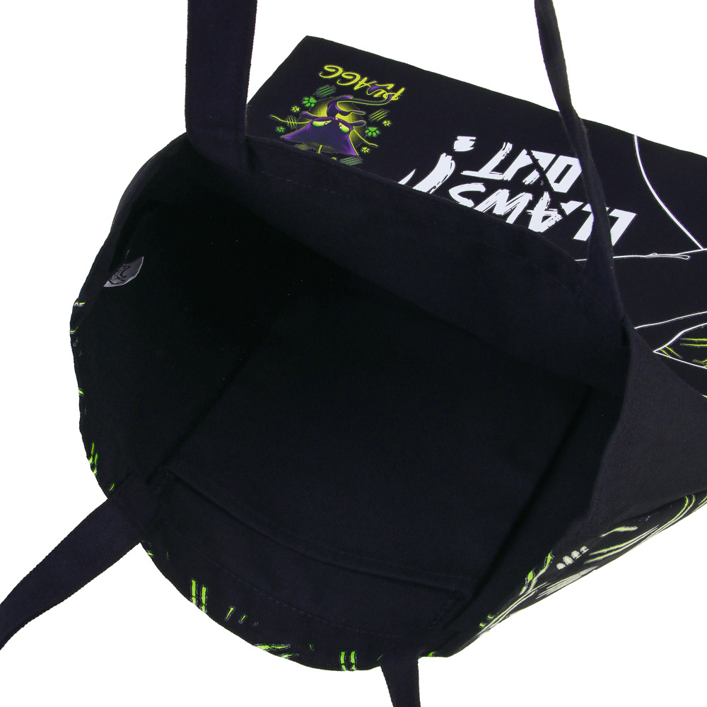 Супер-Кот Сумка-шоппер, 38x42см, внутр.карман, ручки 58 см, черный ПЭ под ткань, серия "Скетч", арт.№ 811-029