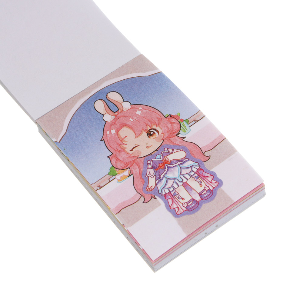 Раскраска детская с наклейками "Переодевашки", 4х6см, бумага, микс, арт.№ 281-286