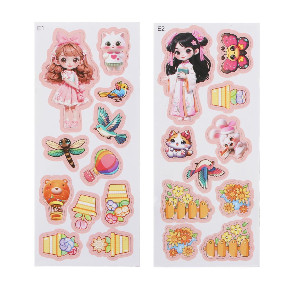 Набор для творчества с наклейками, гравюрой, магнитным пазлом, 23,5х24,5см, картон, бумага, микс, 3+, арт.№ 281-287