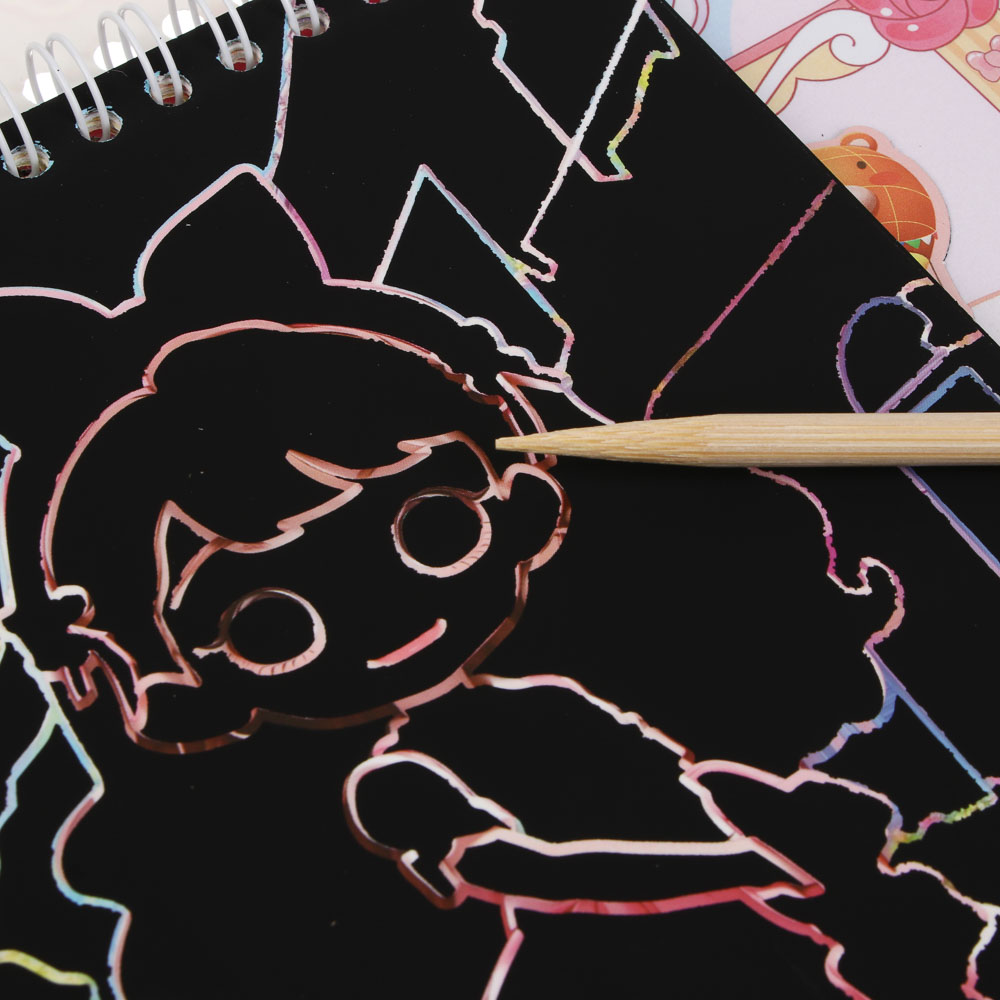 Набор для творчества с наклейками, гравюрой, магнитным пазлом, 23,5х24,5см, картон, бумага, микс, 3+, арт.№ 281-287