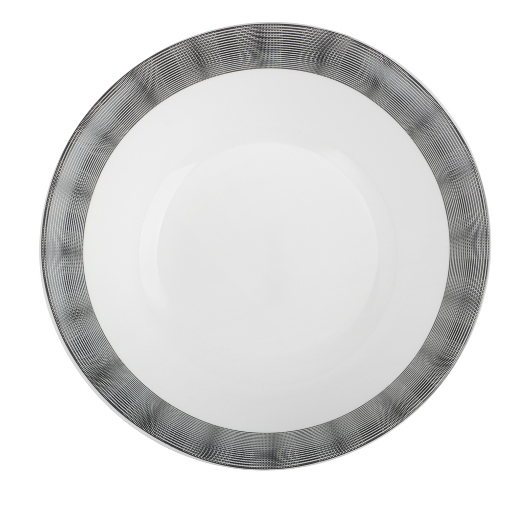 MILLIMI Графит Салатник, опаловое стекло, 550мл, 16.5х4.8см, арт.№ 818-255