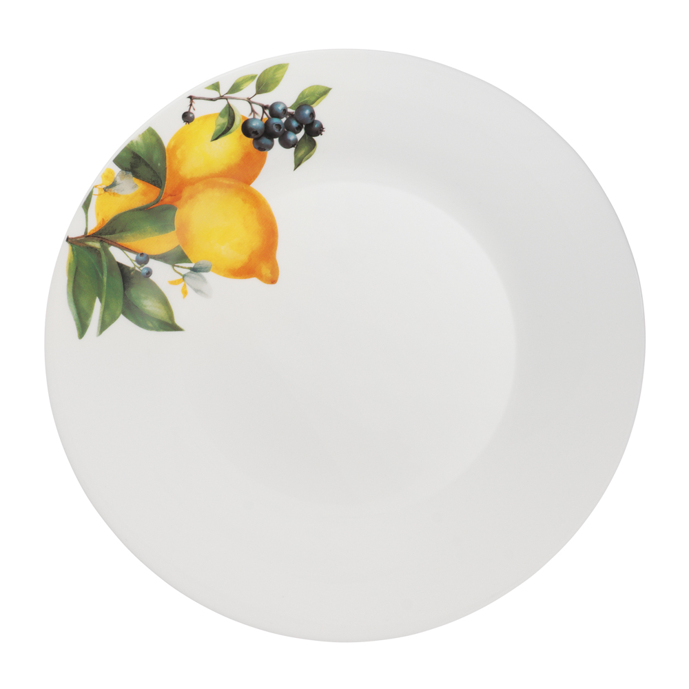 MILLIMI Лимоны Тарелка подстановочная, опаловое стекло, 25см, арт.№ 818-267