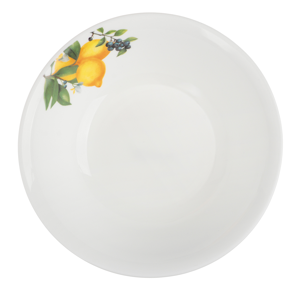 MILLIMI Лимоны Салатник, опаловое стекло,550мл, 16.5х4.8см, арт.№ 818-277