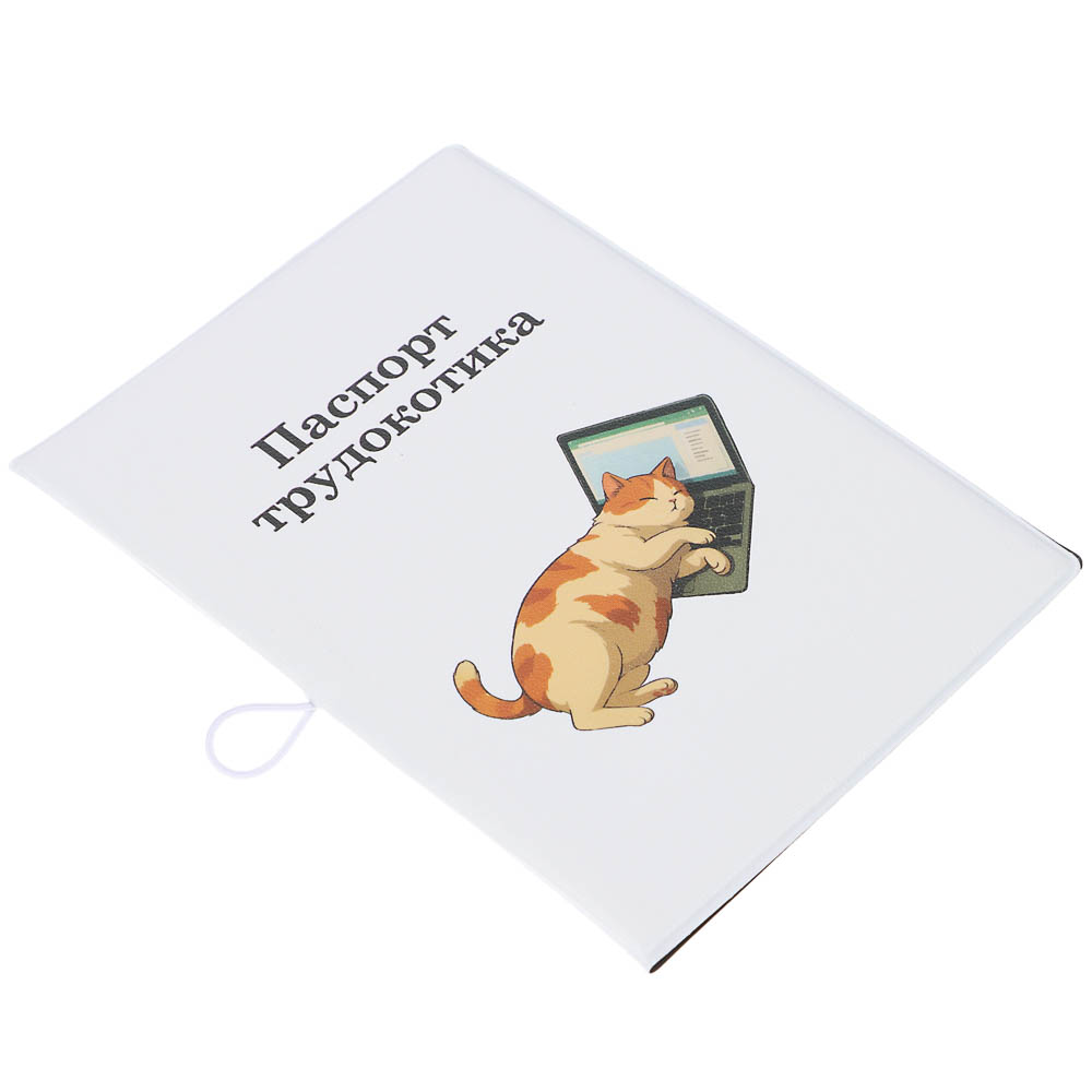 Обложка для паспортатм ЮL с отд.для карт и удерживающей резинкой , ПВХ, 13,7х9,6см, 6 дизайнов, #2, арт.№ 334-035