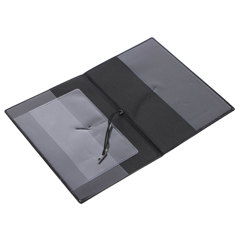 Обложка для паспортатм ЮL с отд.для карт и удерживающей резинкой , ПВХ, 13,7х9,6см, 6 дизайнов, #2, арт.№ 334-035