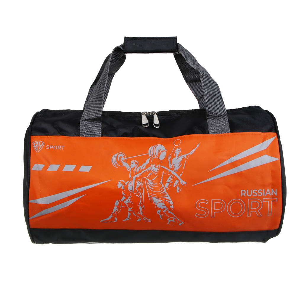 Сумка спортивная тм BY SPORT, 42x22x22см, полиэстер 420D, ПВХ, 3 цвета, арт.№ 204-039