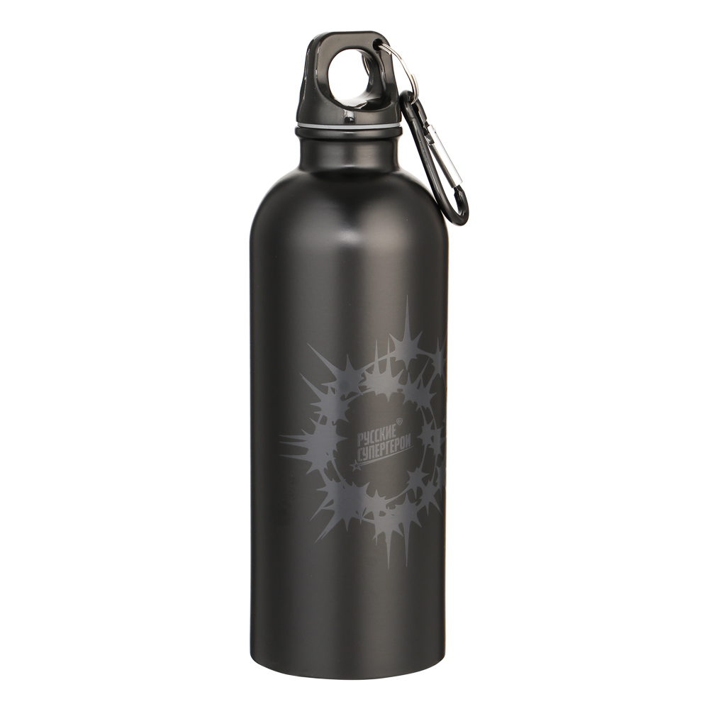 Бутылка спортивная для воды, тм BY Русские Супергерои, 500мл, нерж. сталь, арт.№ 088-156