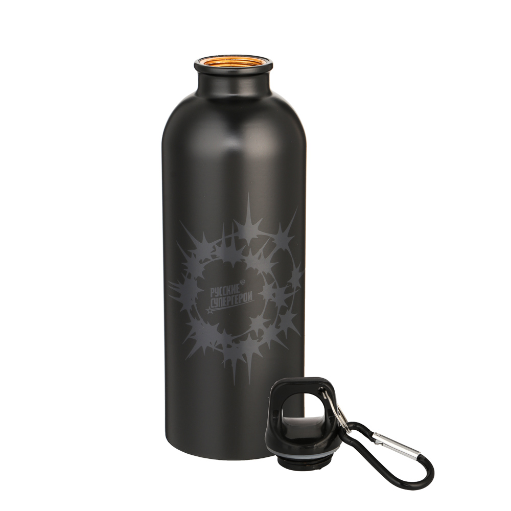 Бутылка спортивная для воды, тм BY Русские Супергерои, 500мл, нерж. сталь, арт.№ 088-156