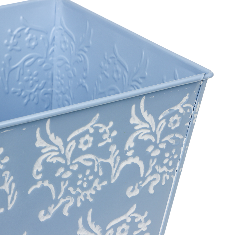 INBLOOM Кашпо квадратное 14х14х12см, металл, арт.№ 164-314