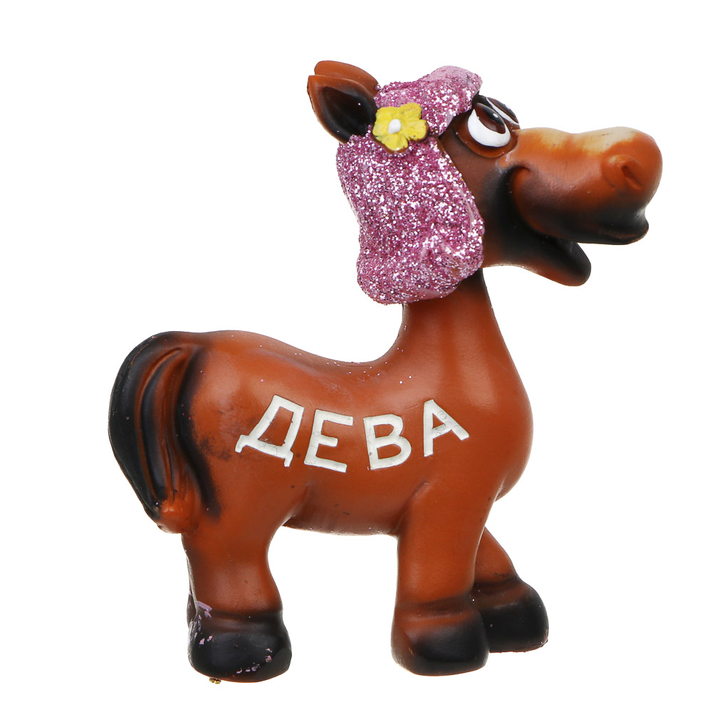 СНОУ БУМ Фигурка лошади Зодиак 8x4x8 см, 12 дизайнов, полистоун, арт.№ 398-867