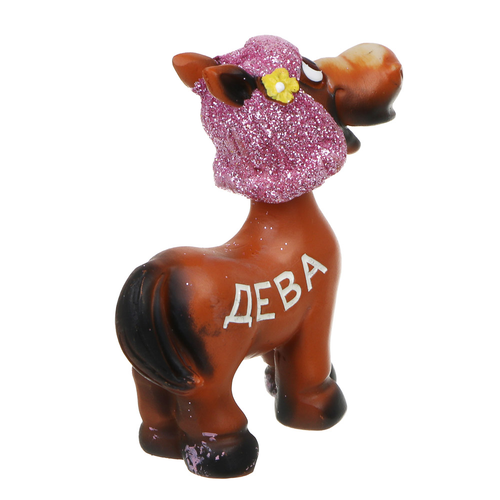 СНОУ БУМ Фигурка лошади Зодиак 8x4x8 см, 12 дизайнов, полистоун, арт.№ 398-867