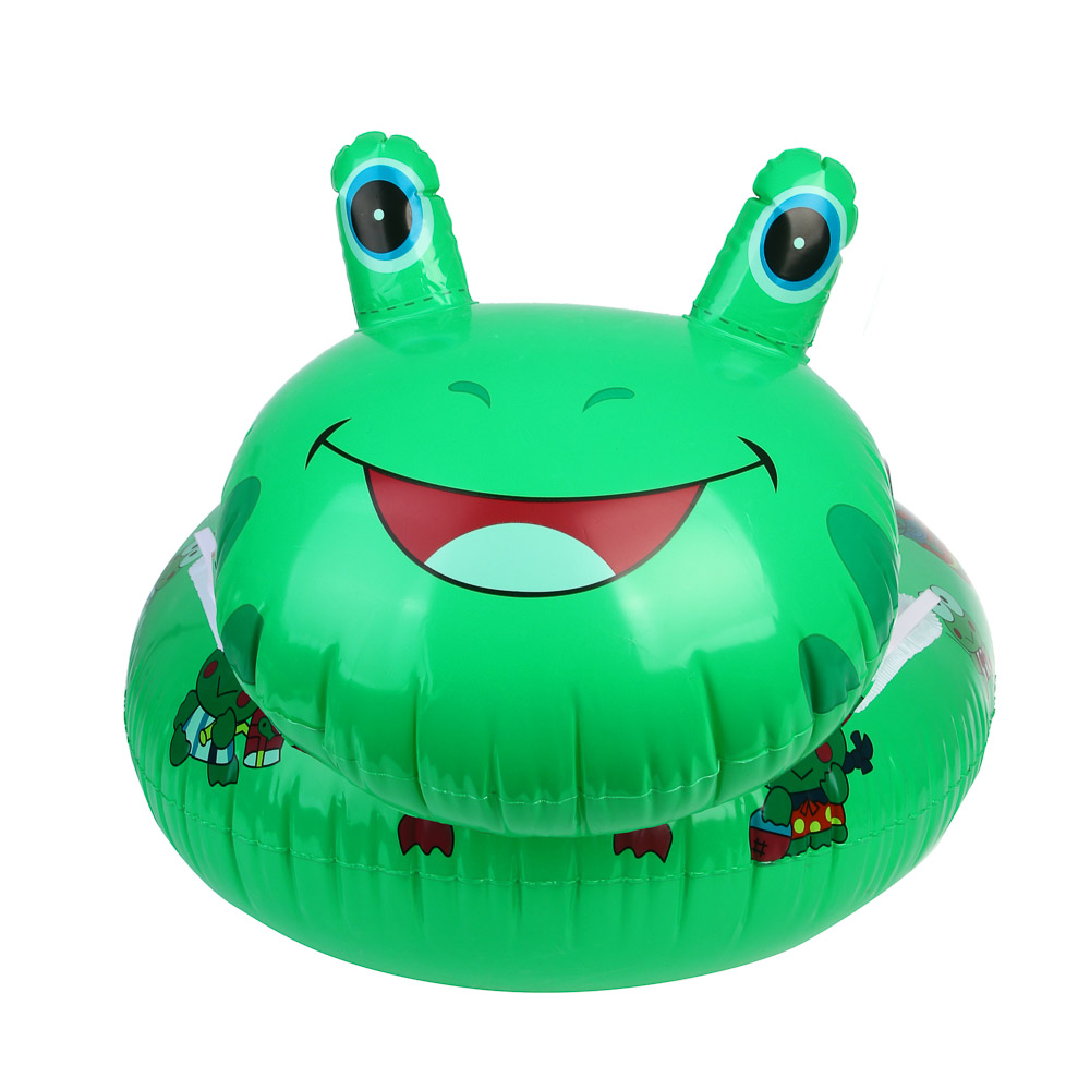 Круг надувной-трусы "Животные", тм BY SPORT, 90-60 см, ПВХ, 0.18мм, 4 дизайна, арт.№ 130-006