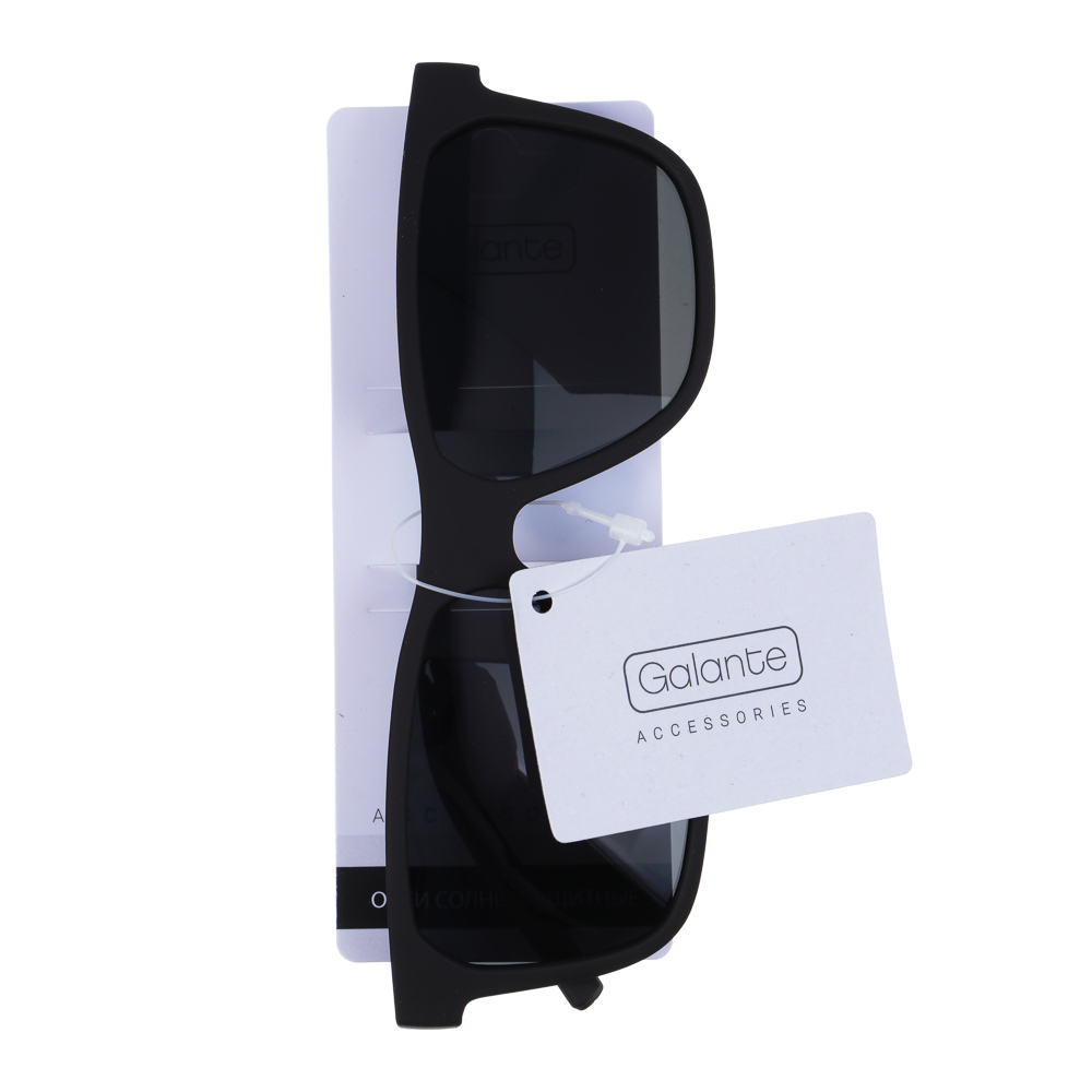 GALANTE Очки солнцезащитные, пластик, 143x43мм, 4 цвета, арт.№ 304-016