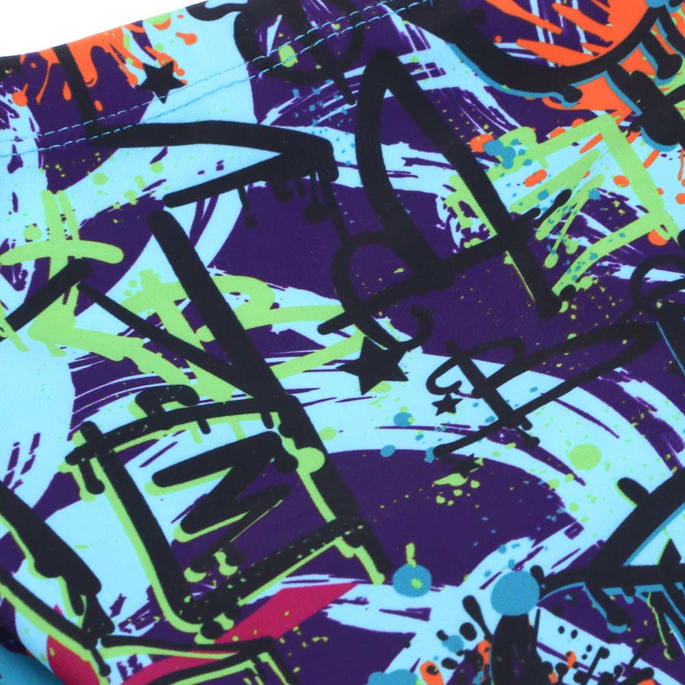 GALANTE Граффити Плавки купальные для мальчика, р-р 98-104, 82% полиэстер, 18% эластан, арт.№ 331-039