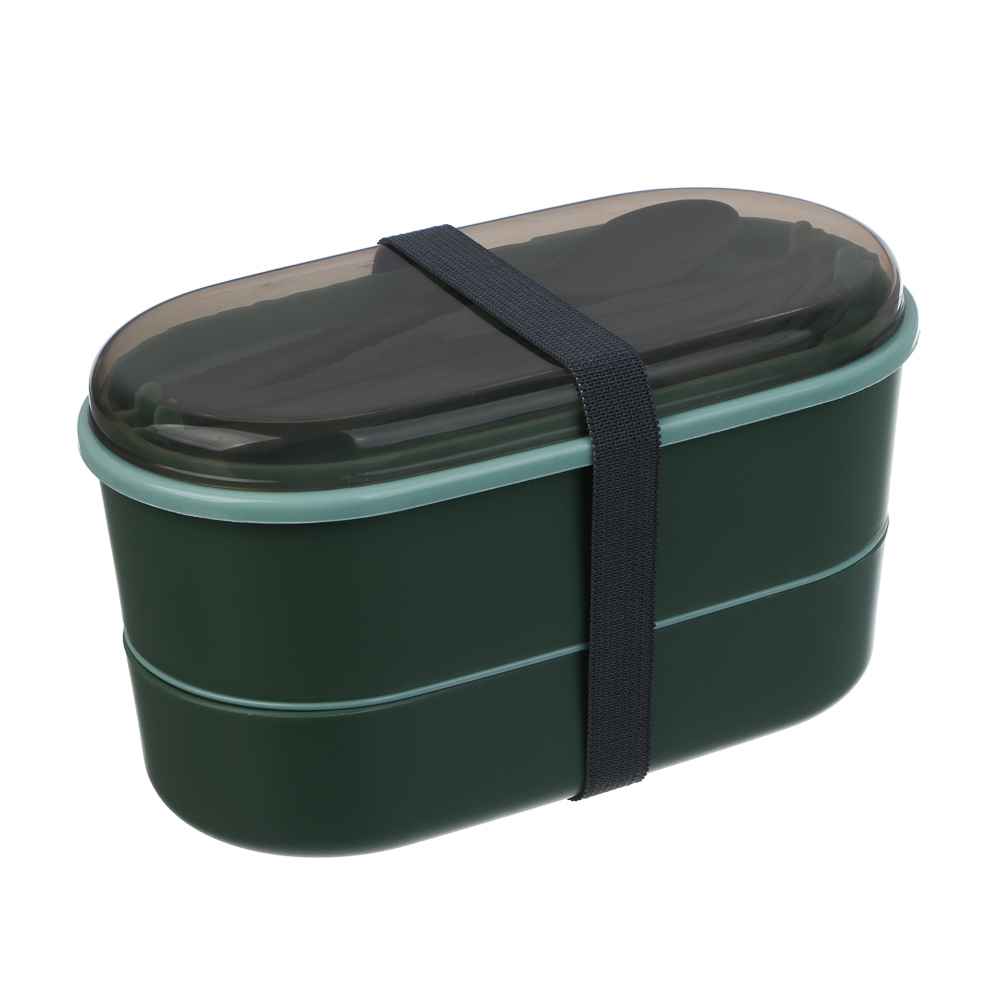 Ланч-бокс двухуровневый, полипропилен, арт.№ 861-523