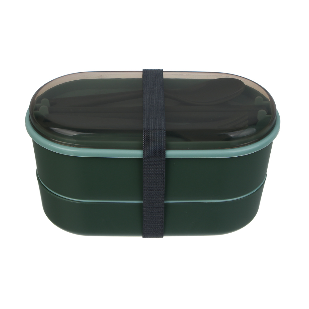 Ланч-бокс двухуровневый, полипропилен, арт.№ 861-523