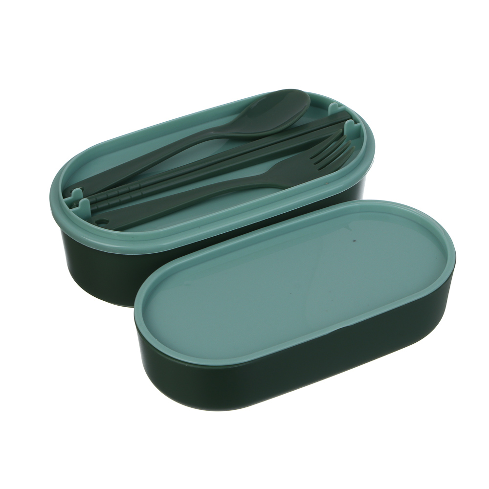 Ланч-бокс двухуровневый, полипропилен, арт.№ 861-523