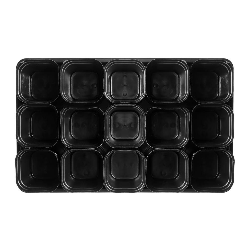 Набор для рассады "Сезон" 42х16х10см, поддон, 15 стаканчиков, полипропилен, арт.№ 105-070