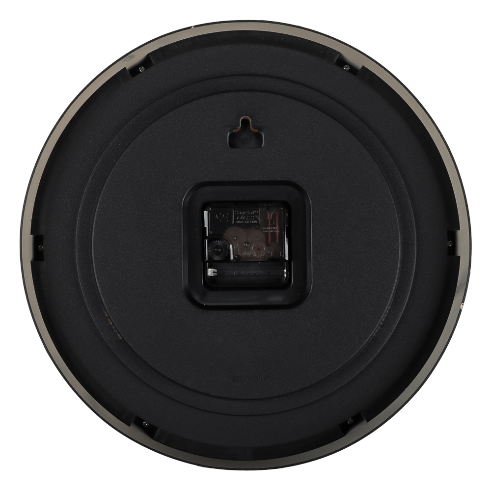 Часы настенные круглые, d30 см, 1xАА, пластик, цвет светлое дерево, арт08-15, арт.№ 581-058