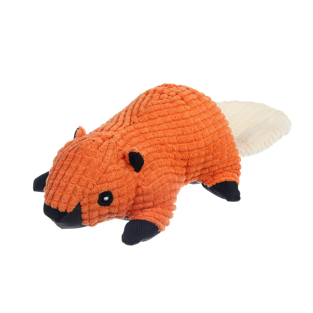 Игрушка для собак, тм VETTA, с пищалкой, бобер, п/э, 29*13см, арт.№ 273-557