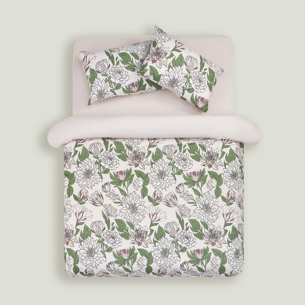 PROVANCE Хейзел Комплект постельного белья евро (4 предмета), поплин, 100% хлопок, арт.№ 421-353