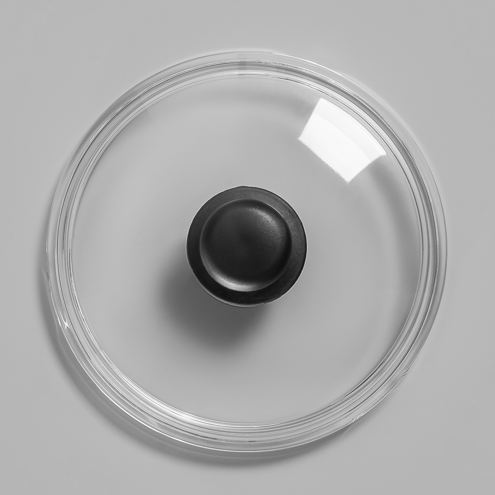 SATOSHI Крышка стеклянная безободковая с ручкой 20см, арт.№ 848-315