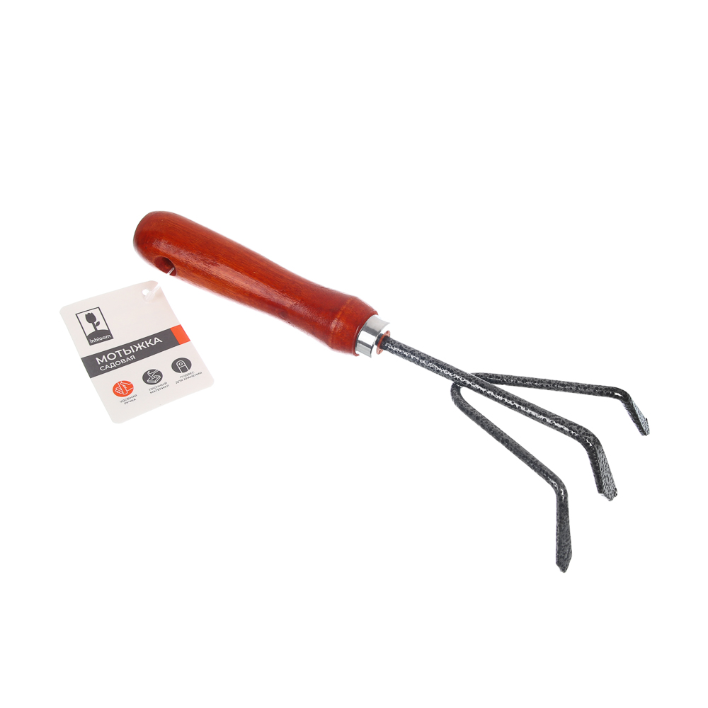 INBLOOM Мотыжка садовая 25х9см, металл, дерево, арт.№ 181-076