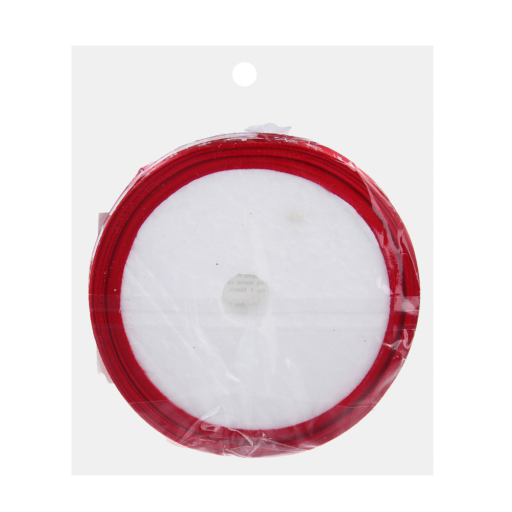 Лента для подарков новогодняя, 1,5 см x 5 м, полиэстер, 3 цвета, арт.№ 505-167