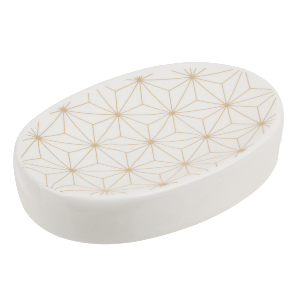 VETTA Мыльница "Золотое сечение", керамика, 2 дизайна, арт.№ 463-025