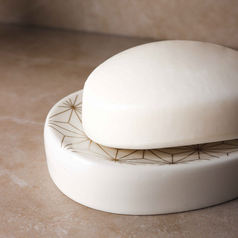 VETTA Мыльница "Золотое сечение", керамика, 2 дизайна, арт.№ 463-025