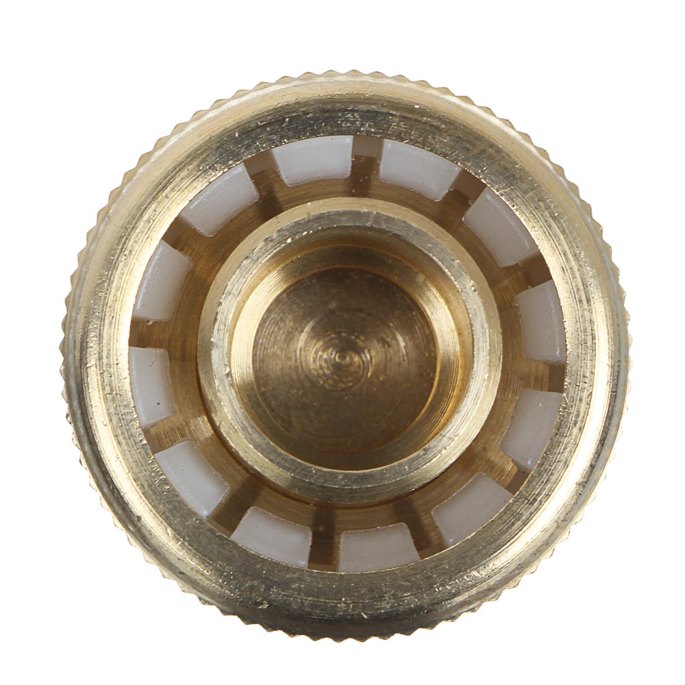 INBLOOM PROF+ Коннектор c аквастопом для шланга d3/4", латунь MY-304, арт.№ 169-037