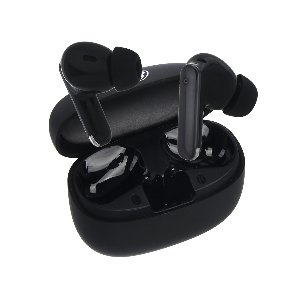 Наушники беспроводные TWS BY QuantumBuds, ANC, внутриканальные, 30/300 мАч, BT6.0, черный, арт.№ 410-291