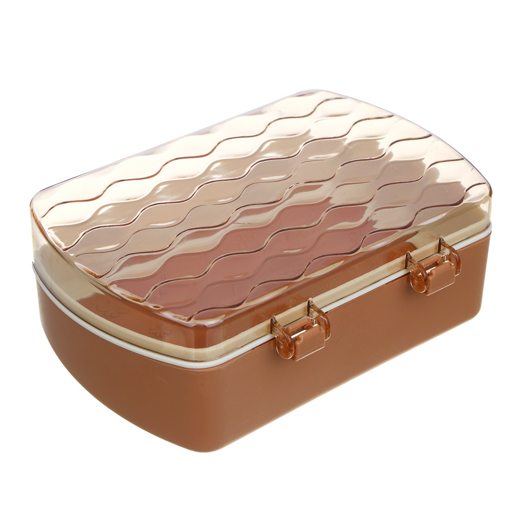 VETTA Мыльница, пластик, 13,5х9х5 см, 3 цвета, арт.№ 463-522